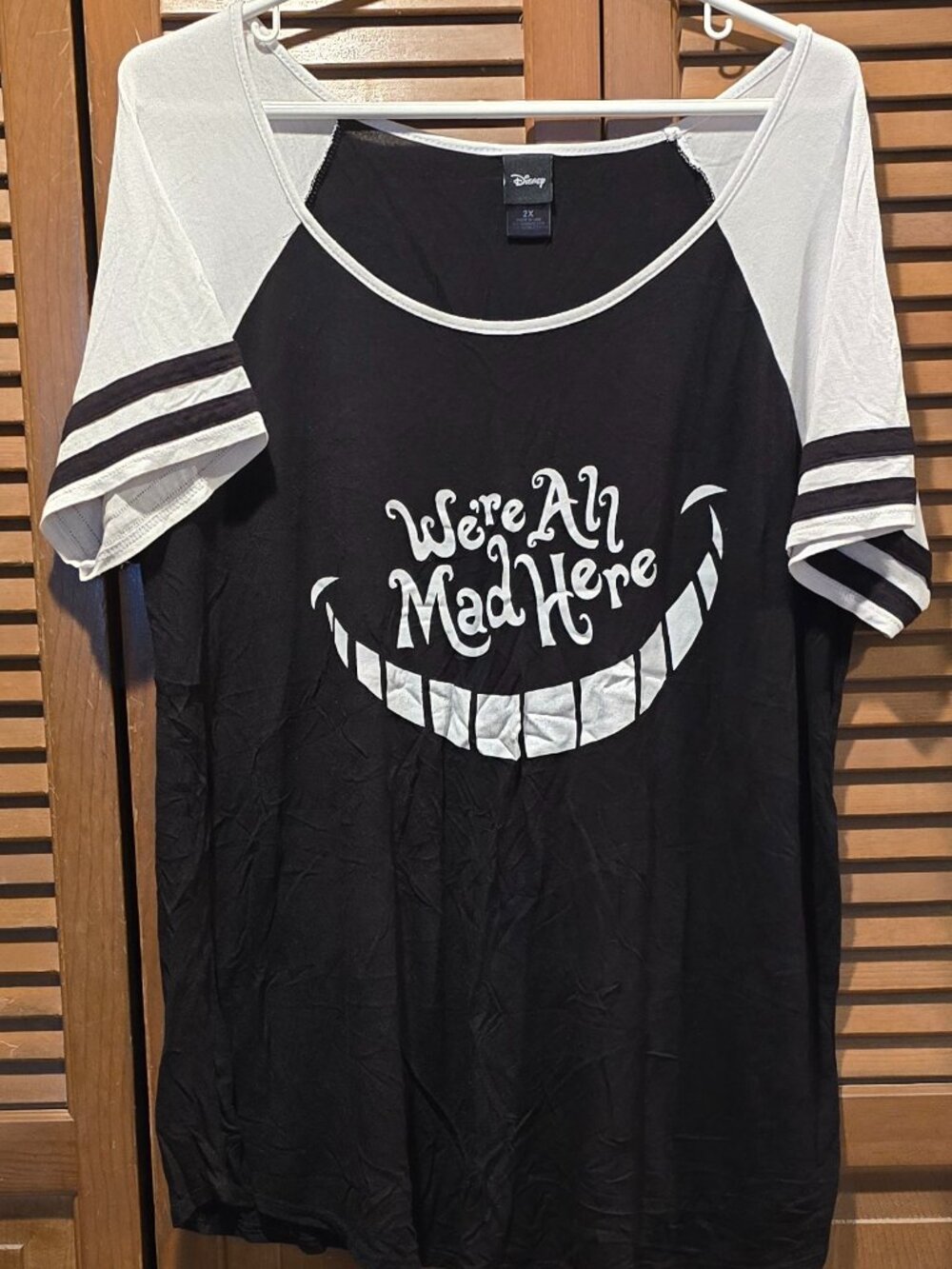 Alice in Wonderland "We're All Mad Here" T-shirt - Plus Size